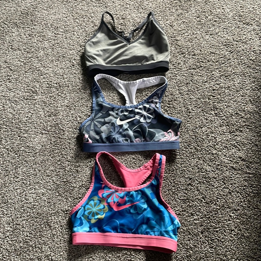 3 Pack of Medium Nike Bras
